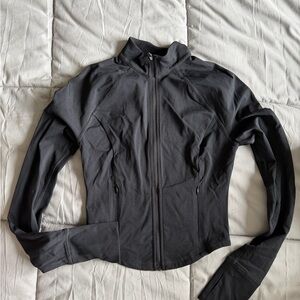 Garage Black Athletic Zip-Up Jacket